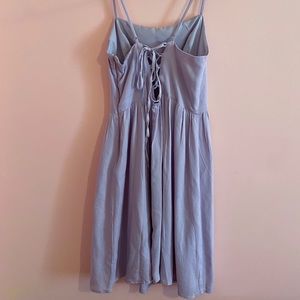 NWT dusty lavender lace-up back dress, size small 🪻
